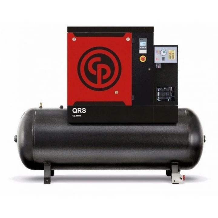 Compresor QRS 15 HP 125 DRY TM 56CFM 125PSIG 208-230-460V 60Hz 1586 Caudal L/min Incluye Secador 500(L) Capacidad tanque, Chicago Pneumatic
