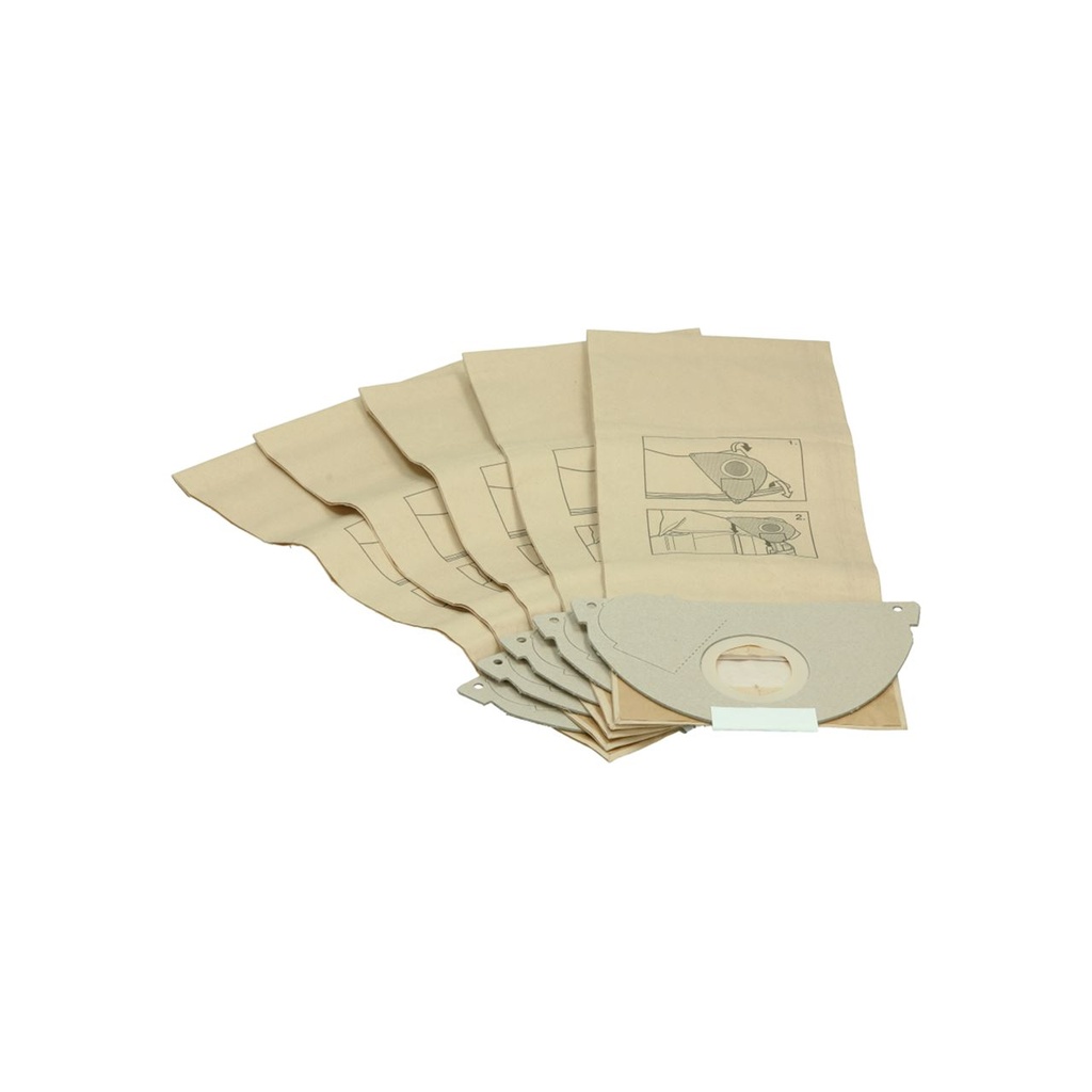 Bolsas de filtro 5St., Karcher