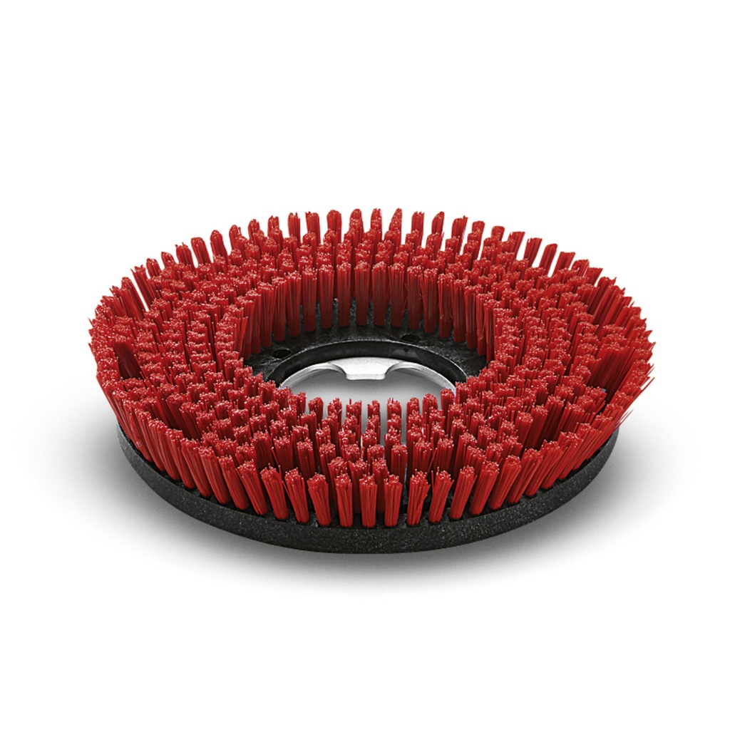 Cepillo en forma de disco rojo completo, Karcher