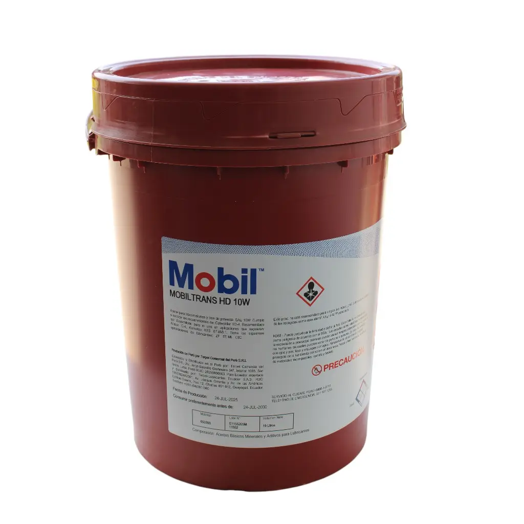 ACEITE HIDRAULICO MOBIL TRANS HD 10W (BAL-19L)