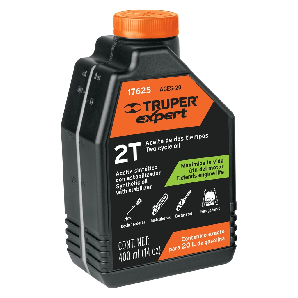 [17625] Aceite sintético para motor de 2 tiempos, 400 ml