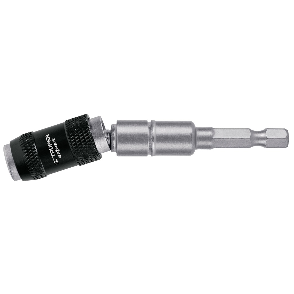 Adaptador articulado p/puntas, cambio rápido, 120 mm, Truper