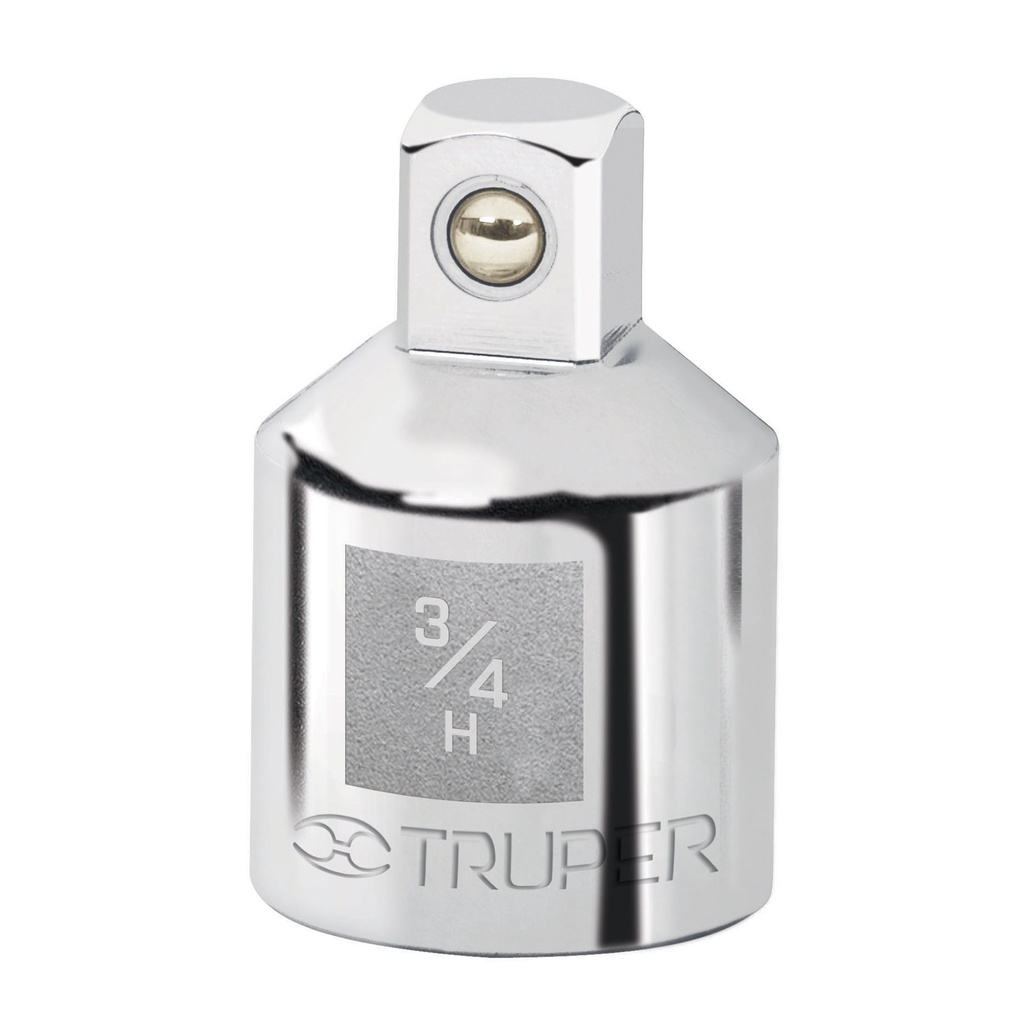 [13424] Adaptador para ratchet de encastre 3/4" a encastre 1/2", Truper