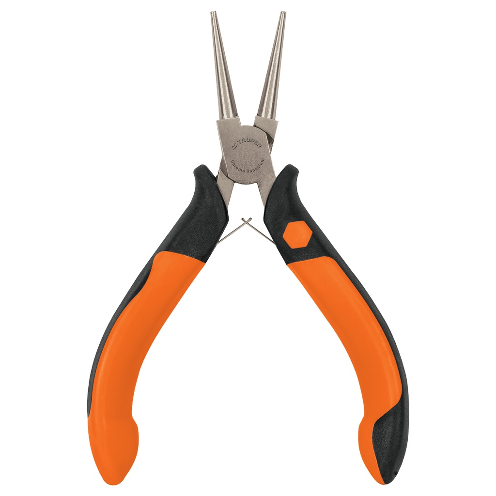 [17370] Mini alicate de punta redonda 5" mango Comfort Grip, Truper