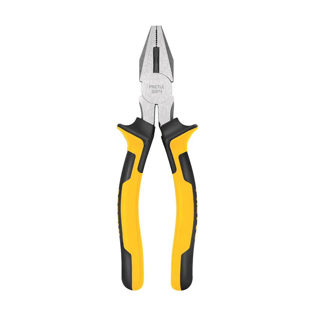 [22674] Alicate universal 8" mango Comfort Grip, Pretul