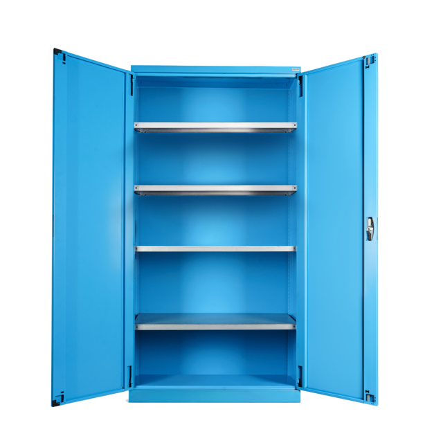 Armario Metálico AZUL | 1023x400x2000h C/4 planos, Storage Compat