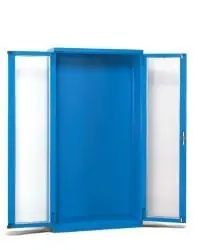 [FAA140200 04] Armario Metalico AZUL | 1023x555x2000 vacio Puerta Policarbonato, Storage Compat