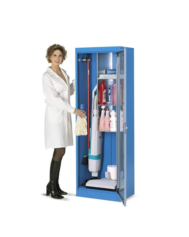 Armario Metálico Azul 512x555x1750 c/div, Storage Compat
