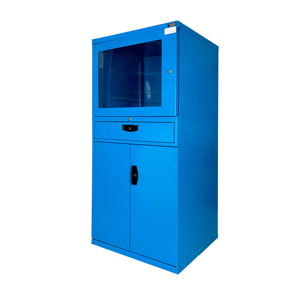 [FAS160100 04] Armario porta PC AZUL | 717x635x1560 S/LLANTAS, Storage Compat