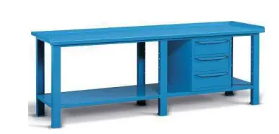 BANCO ACERO AZUL 2507x705 MONTADO, Storage Compat