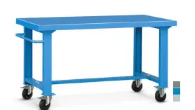 BANCO  AZUL | MOVIL DE 1500X800  CON RUEDAS, Storage Compat
