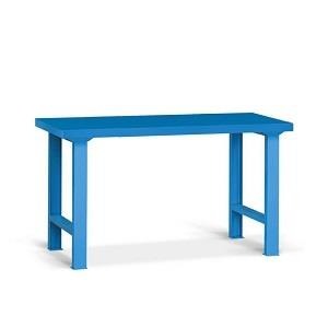 Banco color Azul - Serie Work | 1500x0800x0840Hmm Madera Multilaminada, Storage Compat
