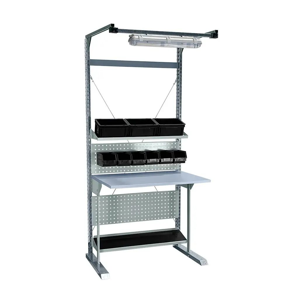 [FLD00010356] Banco de trabajo gris | Serie Unimod, Storage compat