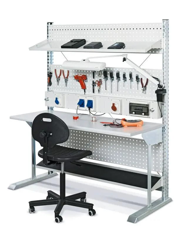 [FLD00010556] Banco de trabajo gris | Serie Unimod, Storage Compat