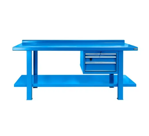 Banco de trabajo metalico Azul 2000x800x880, Storage Compat
