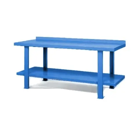Banco metalico Azul, 2000x800x880 h, Storage Compat