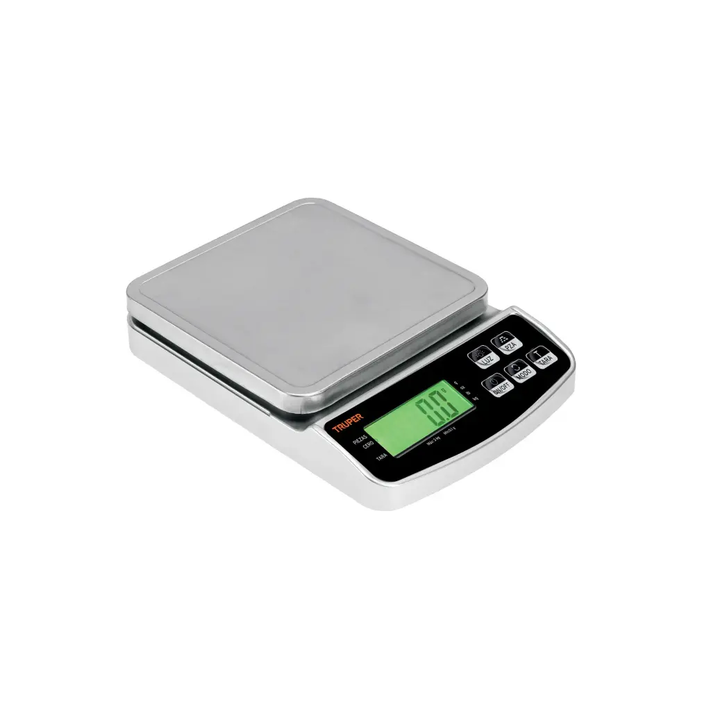 Báscula electrónica de precisión, recargable, 3 kg, Truper