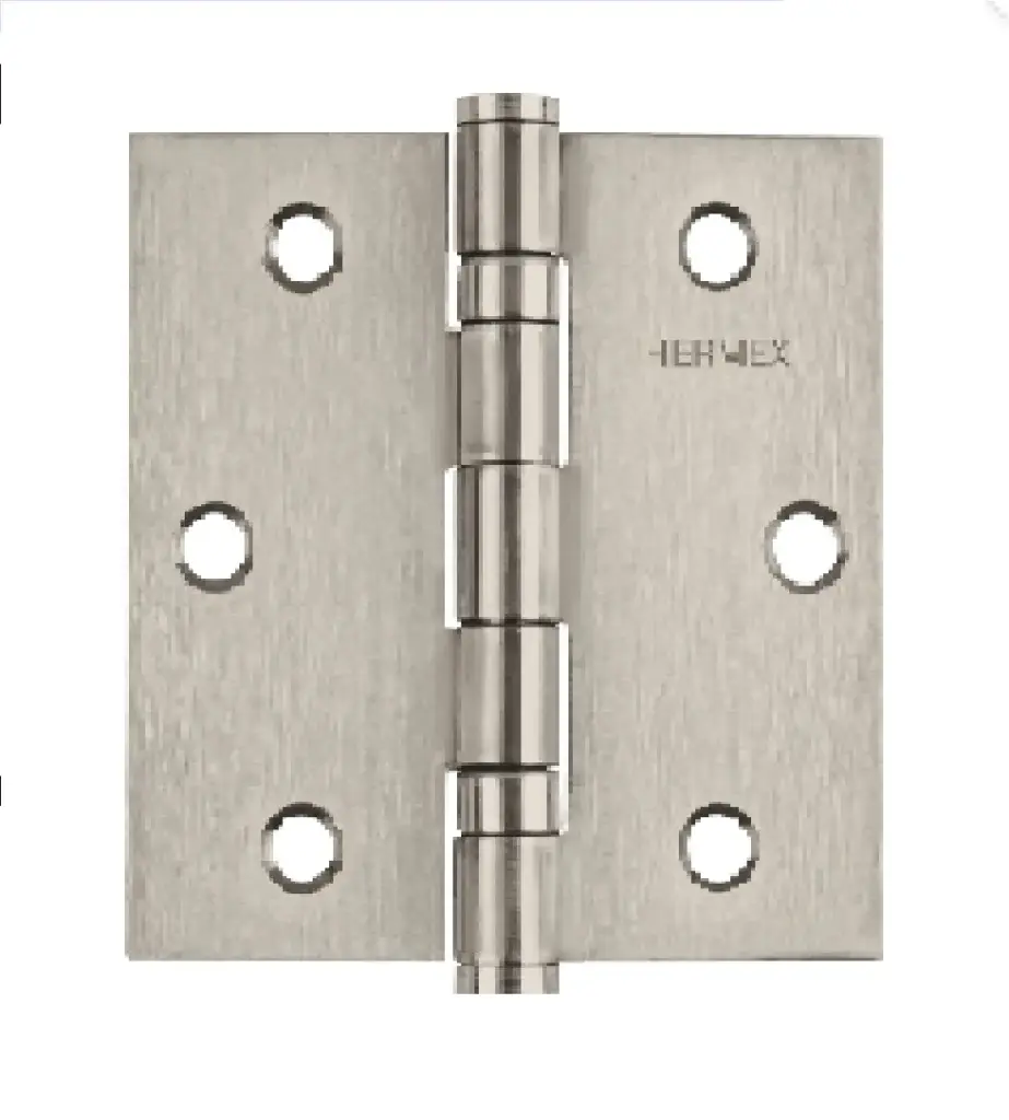 [43226] BC-254P Bisagra cuadrada 2-1/2" acero inox, cabeza plana, Truper Hermex