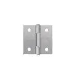Bisagra cuadrada 2", satinado, cabeza plana, Truper Hermex Basic