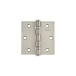 Bisagra cuadrada 3", acero inoxidable, plana, Truper Hermex