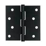Bisagra cuadrada 4", negro mate, cabeza plana, Truper Hermex