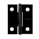 Bisagra rectangular 1-1/2" negra, Truper Hermex