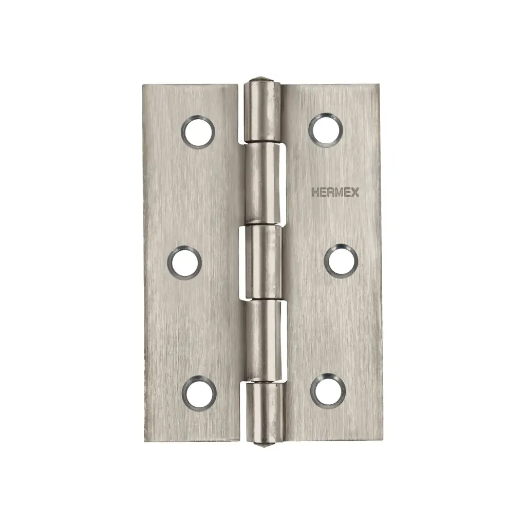 Bisagra rectangular 2-1/2", acero inoxidable, Hermex