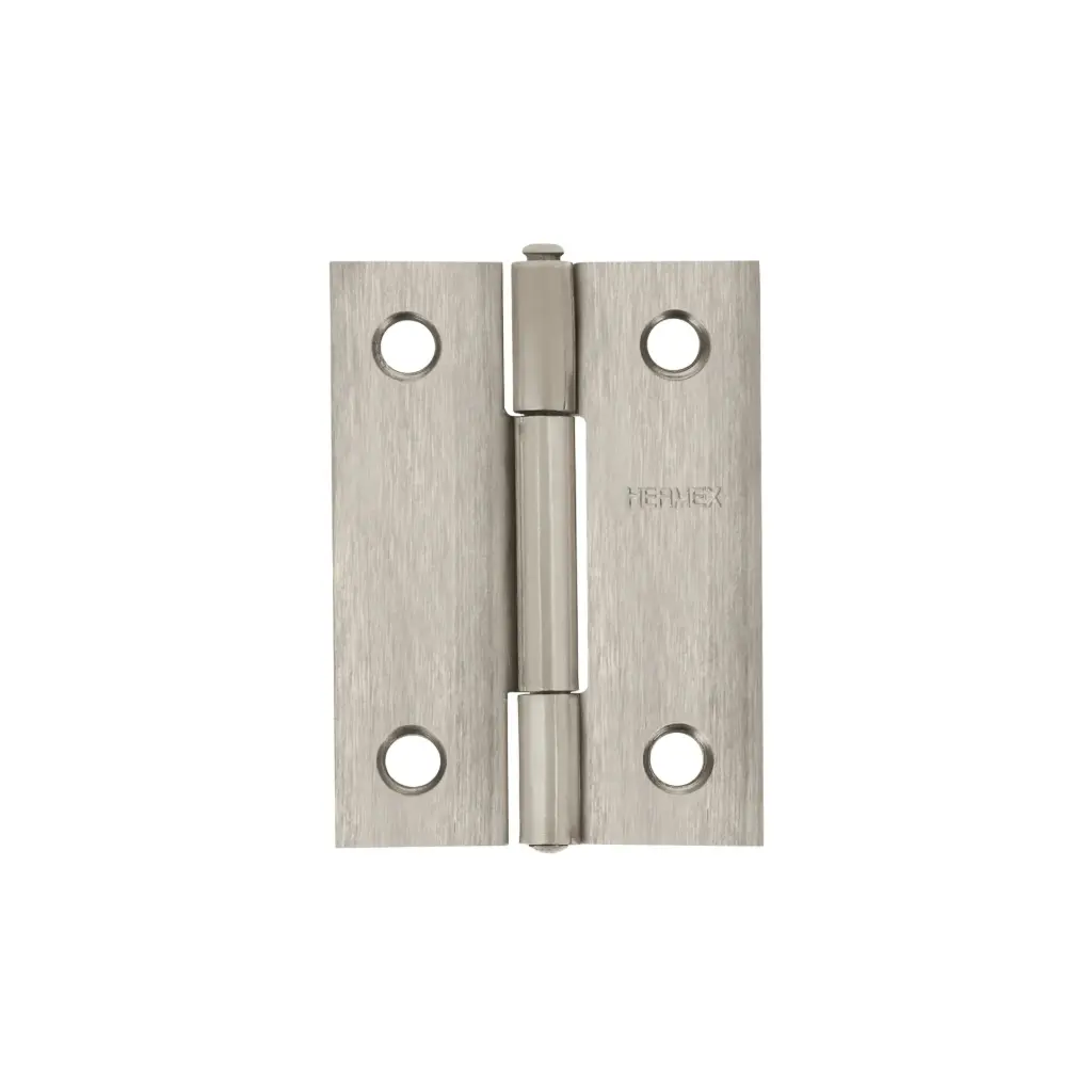 Bisagra rectangular 2", acero inoxidable, Hermex