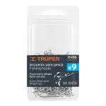 [15456] Blíster con 100 anzuelos para pesca # 9, Truper