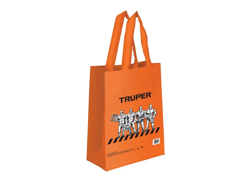 [65013] BOEC-30X34 Bolsa ecológica naranja, 30 x 40 cm