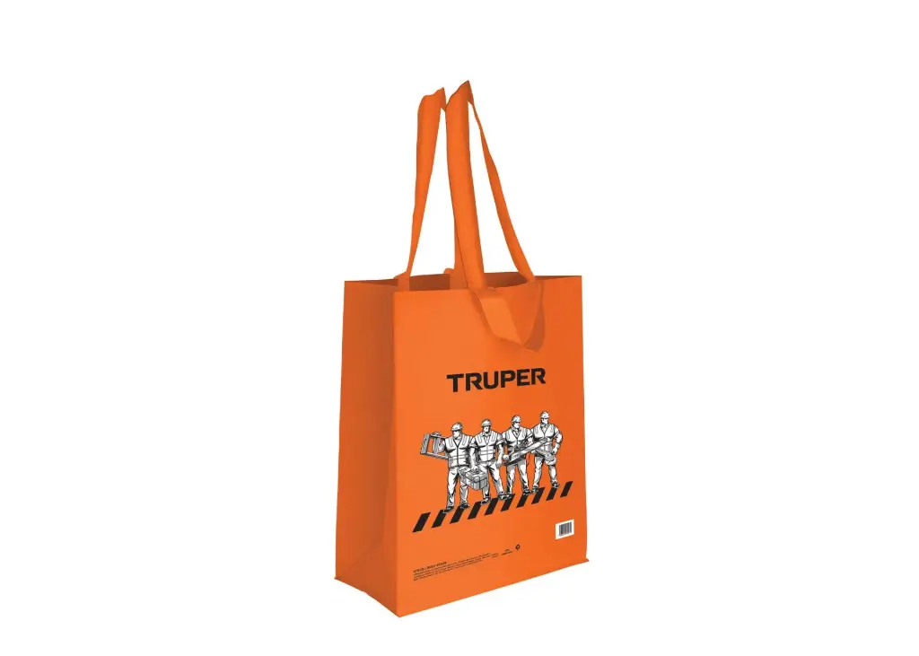 [67025] BOEC-38X49 Bolsa ecológica naranja, 38 x 49 cm