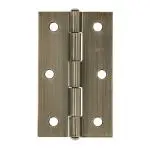 BR-352 Bisagra rectangular 3-1/2" latón antiguo, Truper Hermex