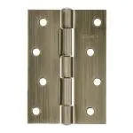 BR-402 Bisagra rectangular 4" latón antiguo, Truper Hermex