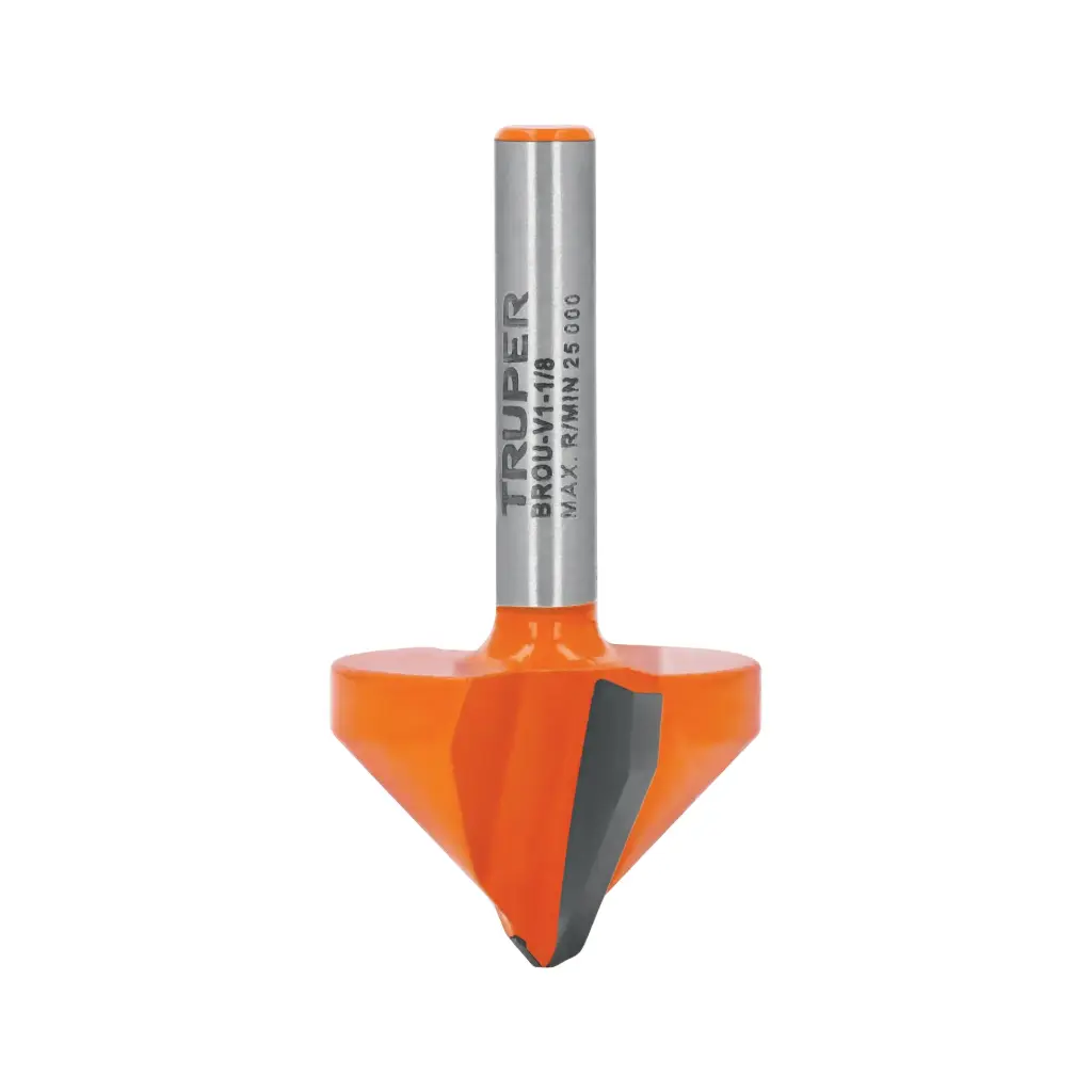 [102719] Broca para router, corte en "V", 1-1/8", Truper