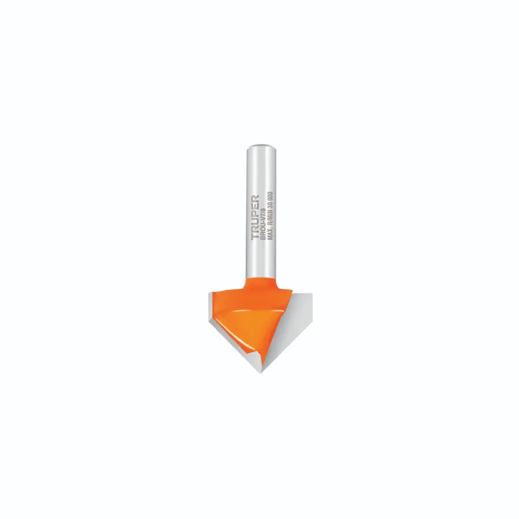 [11467] Broca para router en V, 7/8" x 17.4mm, Truper