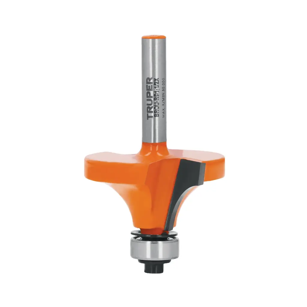Broca para router redondeado con balero  1 1/2" x 19mm, Truper