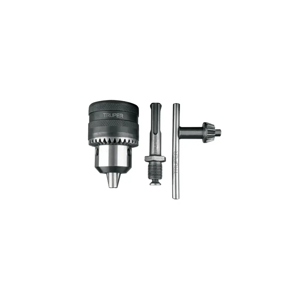 [102475] BRO-1/2S Broquero con llave, 1/2' con adaptador SDS Plus, Truper