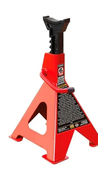 [T46001] Caballete de apoyo c/base 6TON (Par), Big red