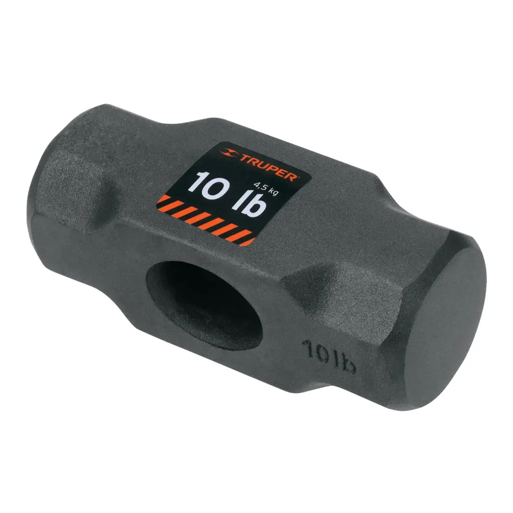 [10589] Cabeza de comba octagonal 10lb (a)35x45 mm (b)37x49, Truper