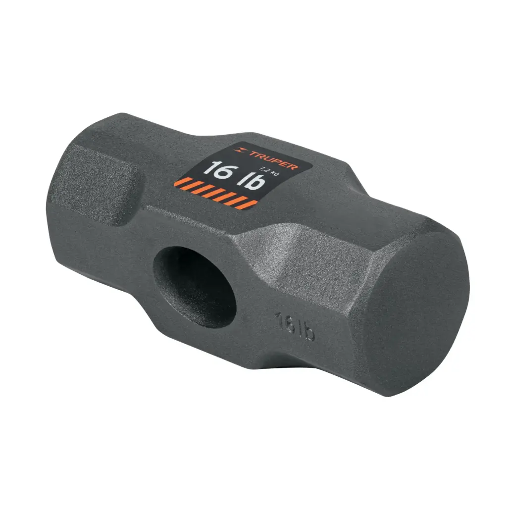 [10595] Cabeza de comba octagonal 16lb (a)35x45 mm (b)37x50, Truper