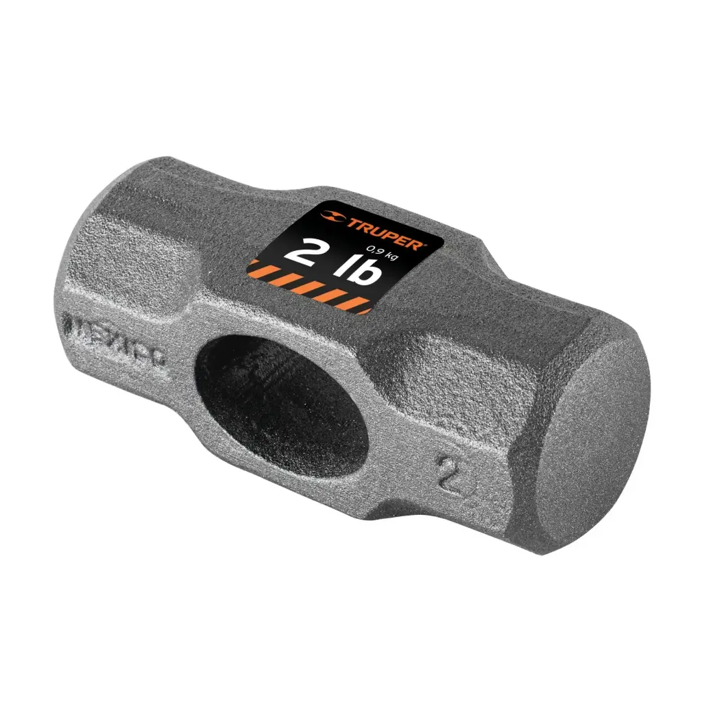 Cabeza de comba octagonal 2lb (a)23x33 mm (b)25x35, Truper