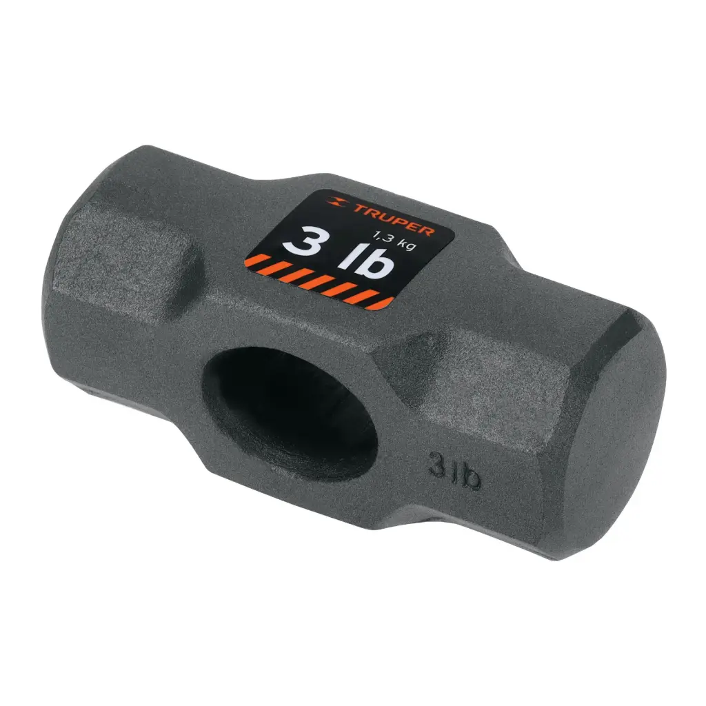 Cabeza de comba octagonal 3lb (a)23x32 mm (b)25x35, Truper
