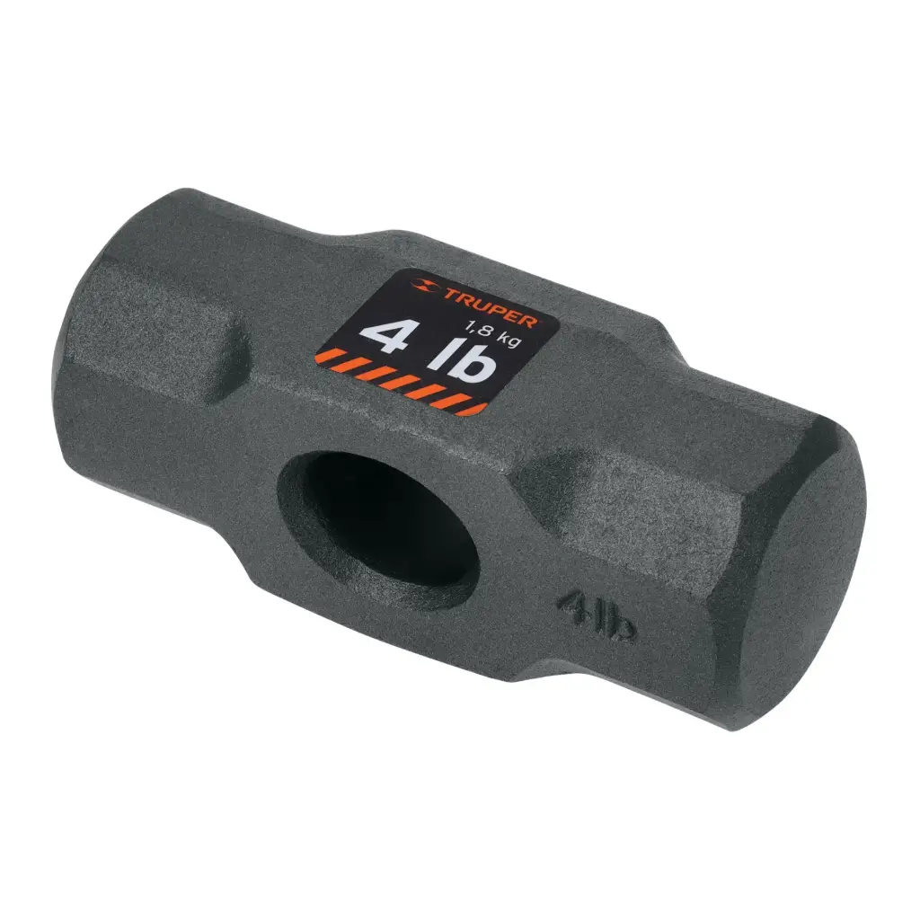 [10579] Cabeza de comba octagonal 4lb (a)23x32 mm (b)25x35, Truper