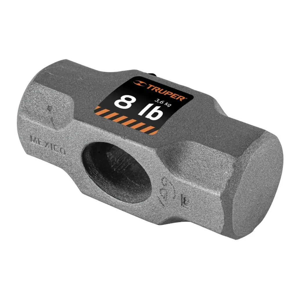 Cabeza de comba octagonal 8lb (a)35x45 mm (b)37x49, Truper
