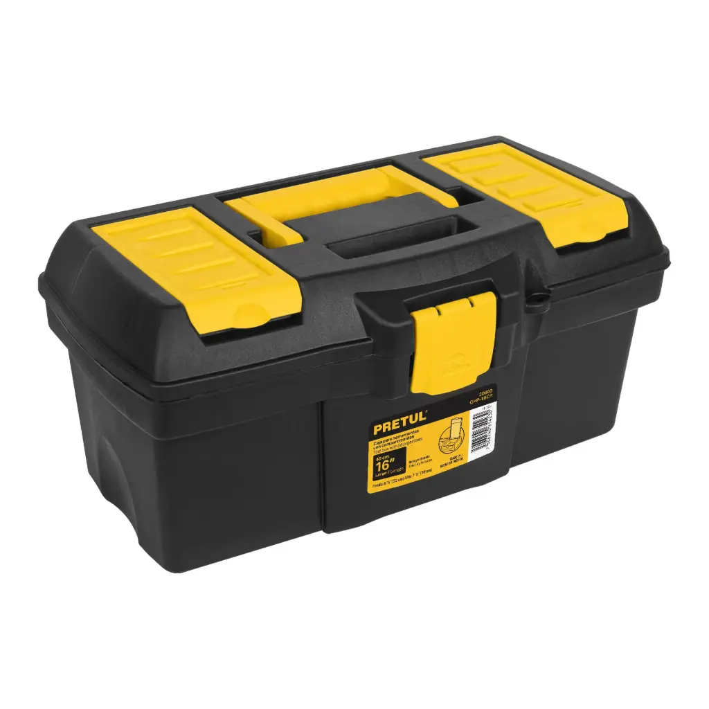 Cajas para herramienta con compartimientos 16", Pretul
