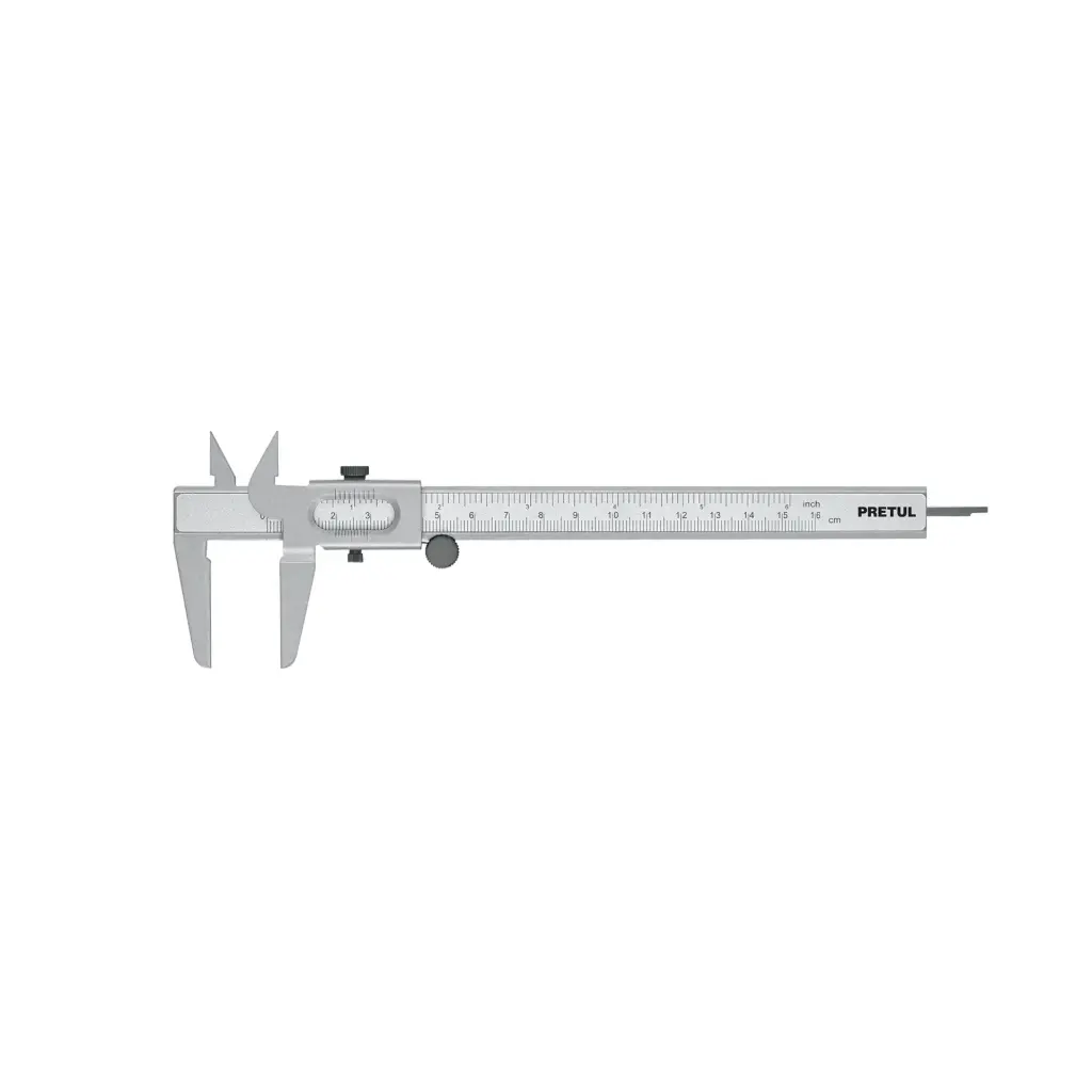 Calibrador 6" Pulgadas y milimetros, Pretul