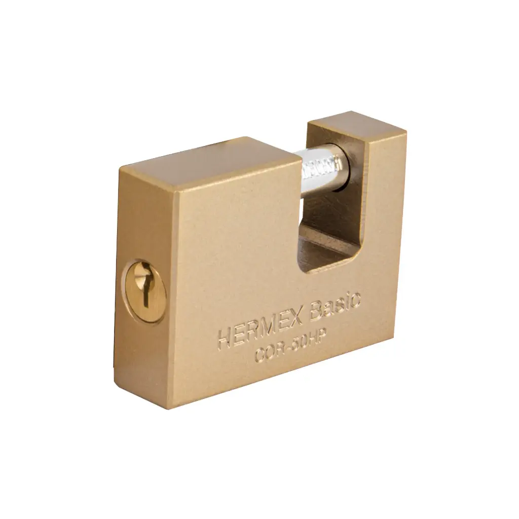 [22515] Candado antipalanca 50 mm cuerpo de hierro, Hermex Basic