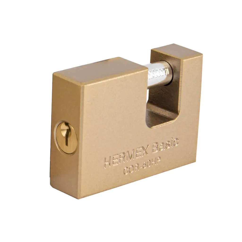 [22516] Candado antipalanca 60 mm cuerpo de hierro, Hermex Basic