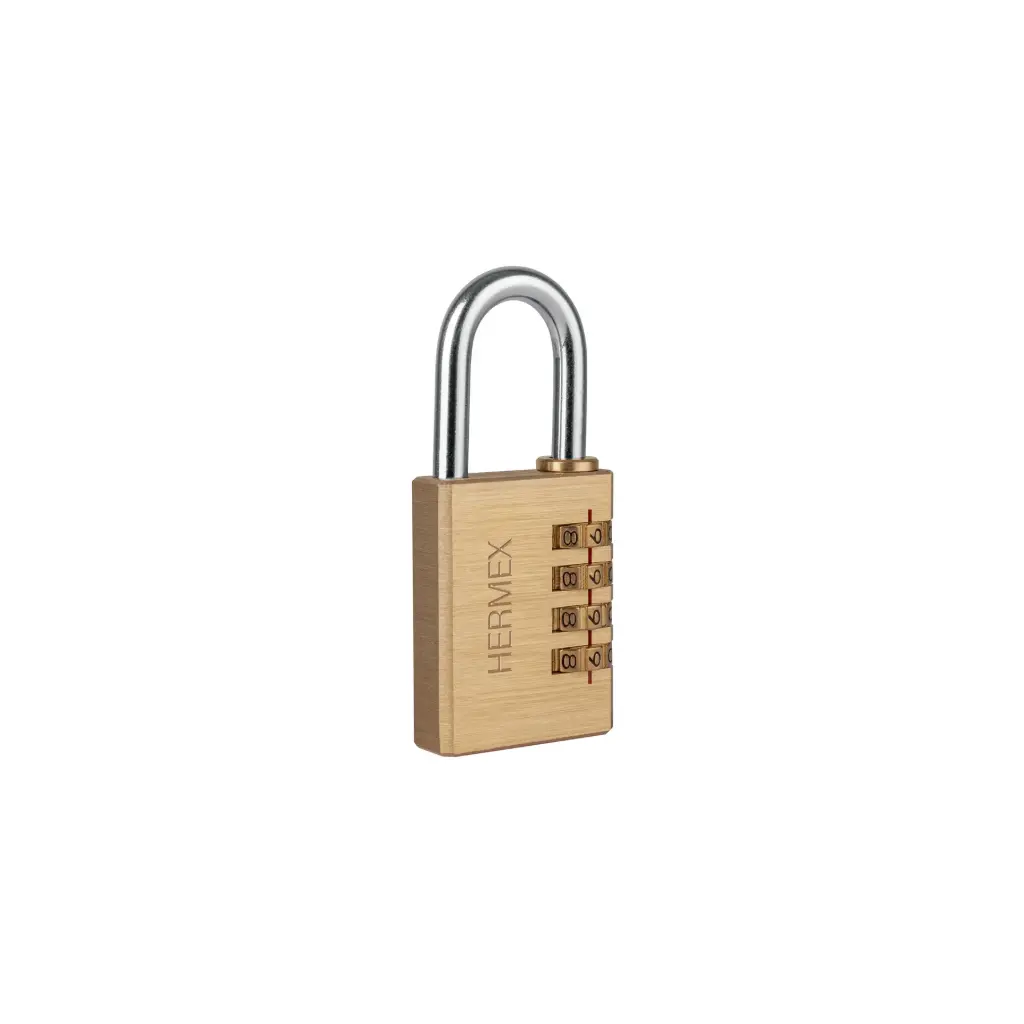 Candado de combinacion, cuerpo de laton 40mm, Truper