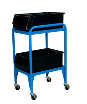 Carro Azul 1 nivel c/contenedores 555x445x845hmm, Storage Compat
